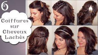 ➳ 6 coiffures pour les fêtes sur cheveux courtsmilongs  LA Hairstyle Inspiration [upl. by Ellennahc411]