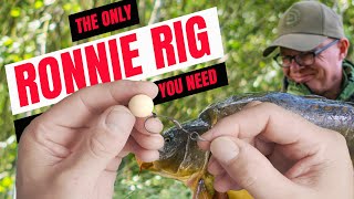 Carp Fishing Rigs Made Simple THE RONNIE RIG Your Easy to follow Guide [upl. by Ynnig]