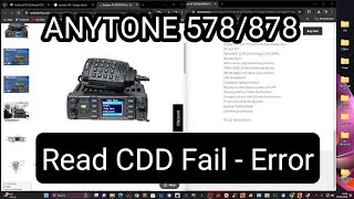 ANYTONE 578878  Read CDD File Failed  Error  FIX [upl. by Nea]