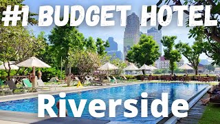 Bangkok Riverside 1 Budget Hotel  Top Thai Street Food amp Canadian Embassy Bangkok Thailand [upl. by Nnylimaj]