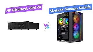 🖥️ Battle of PCs HP EliteDesk vs Skytech Gaming Nebula 🎮 [upl. by Milinda14]