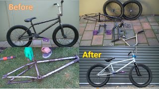 Rusted bmx restoration montage Stereo bmx [upl. by Newkirk224]