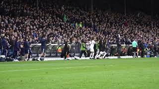 This is how Leeds UNITED fans rejoice over last minute goal [upl. by Eugine]