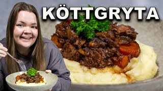 Köttgryta i ugn [upl. by Nalced400]