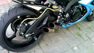 Jardine GP1 on GSXR 1000K8 with decat pipe [upl. by Lillywhite]