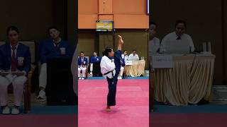 Taebaek Poomsae taekwondo poomsae ajaytamangtkd shorts [upl. by Towbin692]