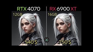 RX 6900 xt vs RX 4070  1440P GAMING TEST [upl. by Akerue]