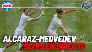 ALCARAZ  MEDVEDEV EN DIRECTO I Semifinales de Wimbledon en vivo [upl. by Kristofer26]