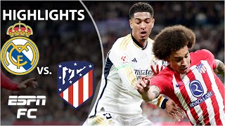 🚨 STUNNED 🚨 Real Madrid vs Atletico Madrid  LALIGA Highlights  ESPN FC [upl. by Ddahc]