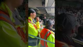 BANTER WITH STEWARDS AND SPURS FANS AT TOTTENHAM 41 WEST HAM [upl. by Eilzel]