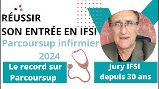 Parcoursup INFIRMIER  présentation du dossier dAlexis Joubert ayant obtenu 67 voeux dans 67 IFSI [upl. by Rorrys]