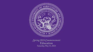 Education  Commencement Spring 2024 [upl. by Charmaine374]