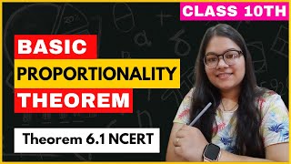 Basic Proportionality Theorem BPT  With Proof  Chapter 6 Triangles [upl. by Mercy386]