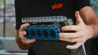 Vax Rapid Power 2  Removing And Cleaning Brushes [upl. by Howe]