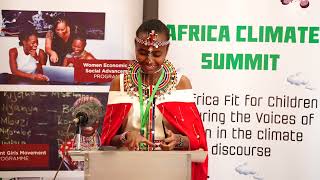 Graça Machel Trust Childrens Africa Climate Summit Declaration4 Sep 2023 [upl. by Caroline664]