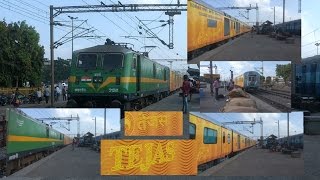 New Value Addition of Indian Railways Tejas with WAG 9 in Transit [upl. by Yecaj]