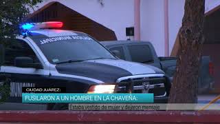 Fusilaron a un hombre en la Chaveña [upl. by Onit]