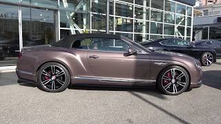 Bentley Continental GTC V8 S  Bentley Geneva [upl. by Shantha]