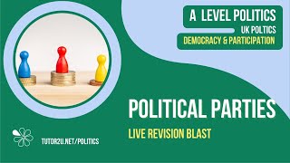 UK Political Parties  Live Revision for A Level Politics [upl. by Atkinson62]