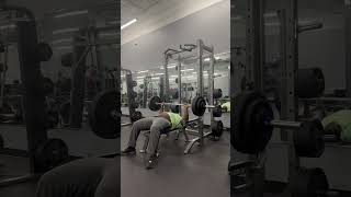 Bench press 285 x 1 benchpress motivation powerlifting strong chest gym fyp love like [upl. by Idnar]