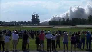 NASA Space Launch System RS25 Engine Static Test Fire [upl. by Che573]