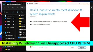 Fix Windows 11 not meet the minimum requirements – 2024 Update Easy Tutorial [upl. by Ahseiyn68]