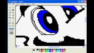 Drawing Super Mario in Ms Paint [upl. by Holbrooke]