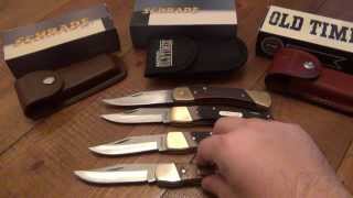 Knife Review  Schrade Models 60T 60TW amp 70T Triple Feature [upl. by Ilrahs27]