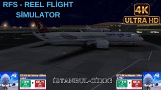 RFS  Reel Fligh Simulator  İstanbul  Cidde [upl. by Nemzaj]