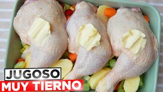 POLLO al Horno Asado con PATATAS  Receta Fácil Económica y Rendidora [upl. by Ymar182]