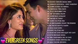 Evergreen Hits  Best of Romantic Old Hindi SOngs JUkebox  Kumar Sanu vs Alka Yagnik amp Udit Narayan [upl. by Perr]