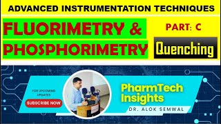 Quenching in Fluorimetry  Lecture on Quenching in Fluorimetry [upl. by Angell532]