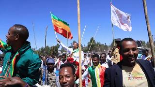 Welcoming ceremony for Artist Yehunie Belay and Artist Mehari Degefaw in DEBERE TABOR GONDER [upl. by Anastas]