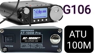 XIEGU G106  amp ATU 100M Antenna Tuner [upl. by Haonam161]