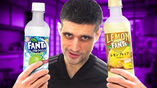 Fanta de LIMÃO com MEL e mix de MELÃO do Japão 🇯🇵 [upl. by Nerol]