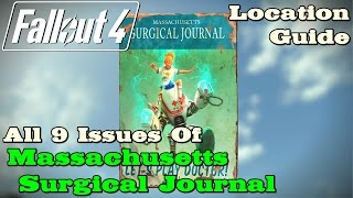 Fallout 4 ★ All 9 quotMassachusetts Surgical Journalquot Magazines Location Guide [upl. by Davis]