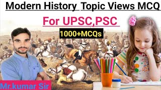 1000MCQs  Modern History of India  UPSCUppcs Ro Aro and other compitative exam Lut8 [upl. by Orfurd324]