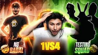 NG BADAL🖥️ VS TESTING SQUAD🇮🇳  NONSTOP GAMING LIVE MATCHES 🔴  GARENA FREE FIRE 🔥nonstopgaming [upl. by Hardden]