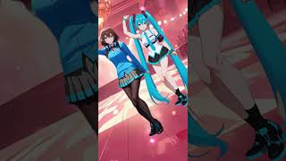 Hatsune Miku dance with Nakano Miku  Anime Multiverse [upl. by Iddo850]