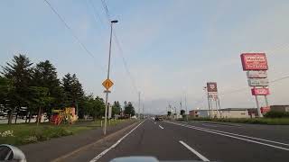 Driving in Japan  From Kutchan Cho to Midtown Niseko [upl. by Nosro]