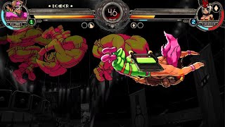 Skullgirls 2nd Encore Beowulf vs Cerebella [upl. by Eba]