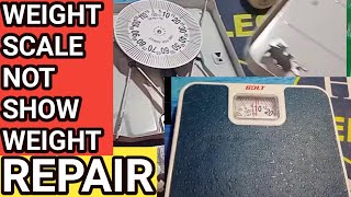 PERSONAL WEIGHT SCALE HOW REPAIR 120kg NOT SHOWING WEIGHT  HOW REPAIR WEIGHING SCALE BOLT [upl. by Ellitnahc]