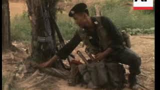 THAILAND BORDER Vietnamese incursions refugee camp [upl. by Ahens]