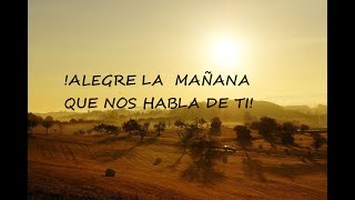 ALEGRE LA MAÑANA QUE NOS HABLA DE TI [upl. by Notac]