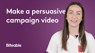 How to make a persuasive campaign video [upl. by Ellac]