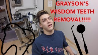 GRAYSON GETS HIS WISDOM TEETH REMOVED  DOLAN TWINS [upl. by Odlo152]