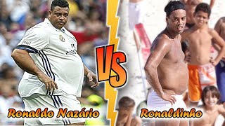 Ronaldinho VS Ronaldo Nazário Transformation ⭐ 2022  Who Is Better [upl. by Adnarim]