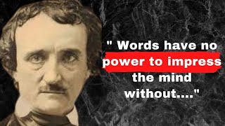 Edgar Allan Poes Hauntingly Inspiring Quotes for All [upl. by Yenttihw]