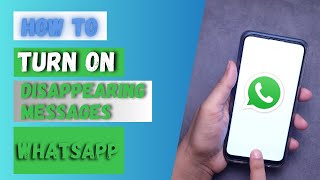 How to Turn On Disappearing Messages on WhatsApp 2024 [upl. by Malan]