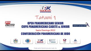 Tatami 1  Día 2  Open Panamericano Senior  Copa Panamericana Cadete amp Junior Santo Domingo 2022 [upl. by Sajovich]